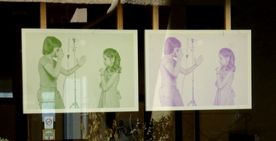 "vert violet" vu de prs.